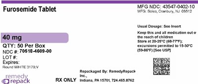 Mm1 (Furosemide 40mg 70518 4609 00)